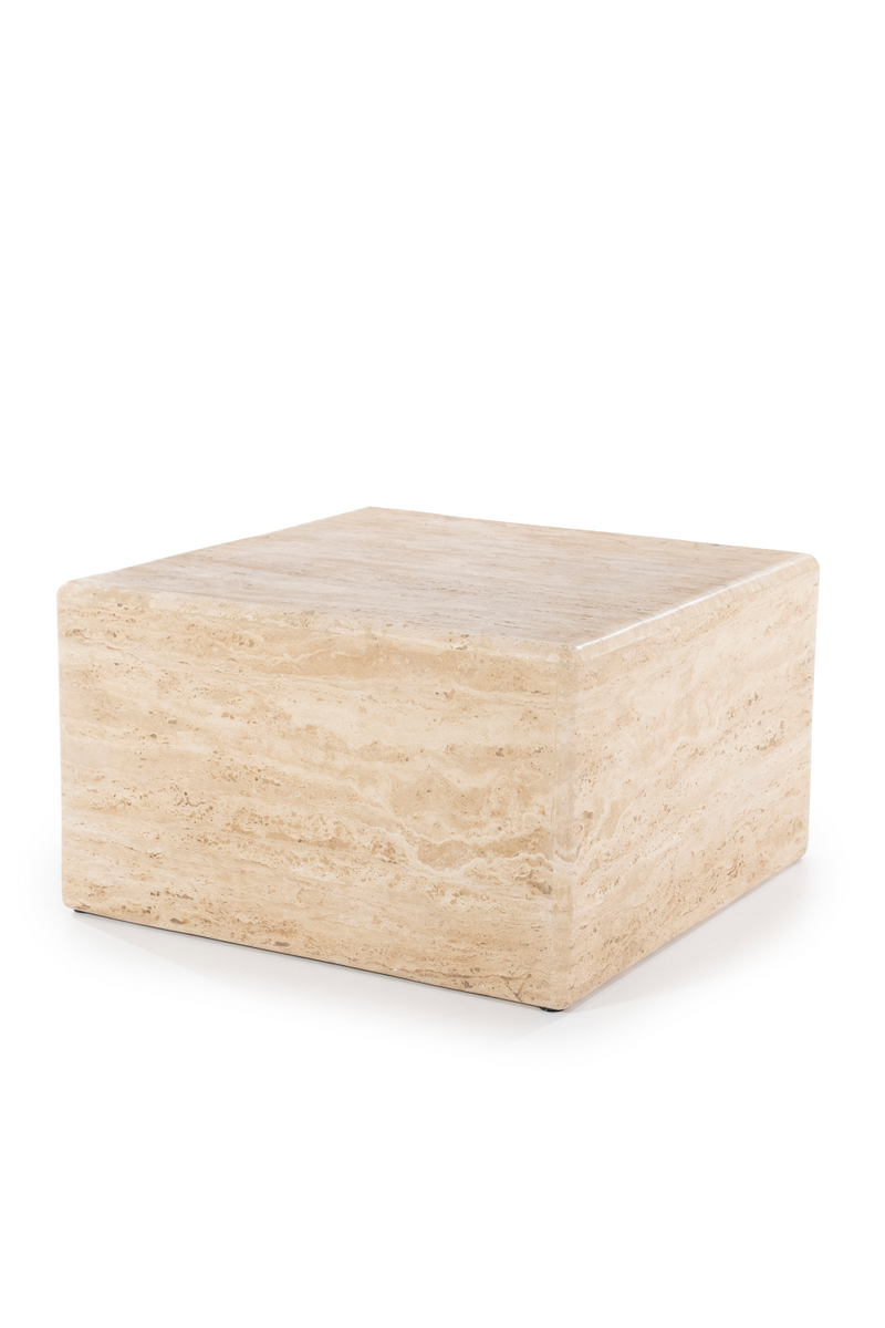 Square Travertine Coffee Table | Eleonora Donta