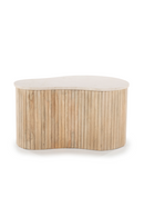 Fluted Mango Coffee Table | Eleonora Kira | Oroatrade.com