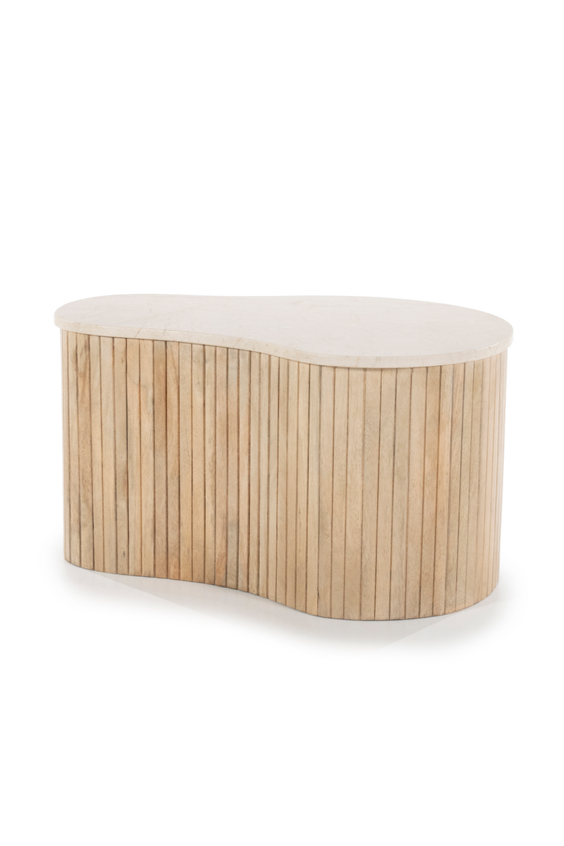 Fluted Mango Coffee Table S | Eleonora Kira | Oroatrade.com