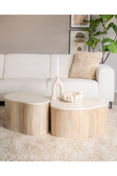 Fluted Mango Coffee Table | Eleonora Kira | Oroatrade.com