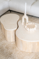 Fluted Mango Coffee Table | Eleonora Kira | Oroatrade.com