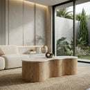 Fluted Mango Coffee Table | Eleonora Kira