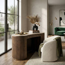 Organic Shape Travertine Desk | Eleonora Mari