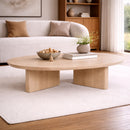 Natural Varnished Oak Coffee Table | Eleonora Stef