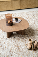 Brown Varnished Oak Coffee Table | Eleonora Stef | Oroatrade.com