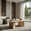 Natural Varnished Oak Coffee Table | Eleonora Stef