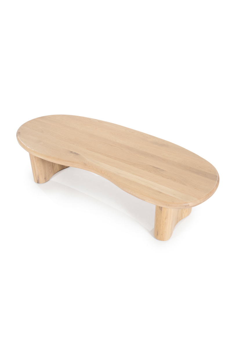 Bean Shape Oak Coffee Table | Eleonora Josh