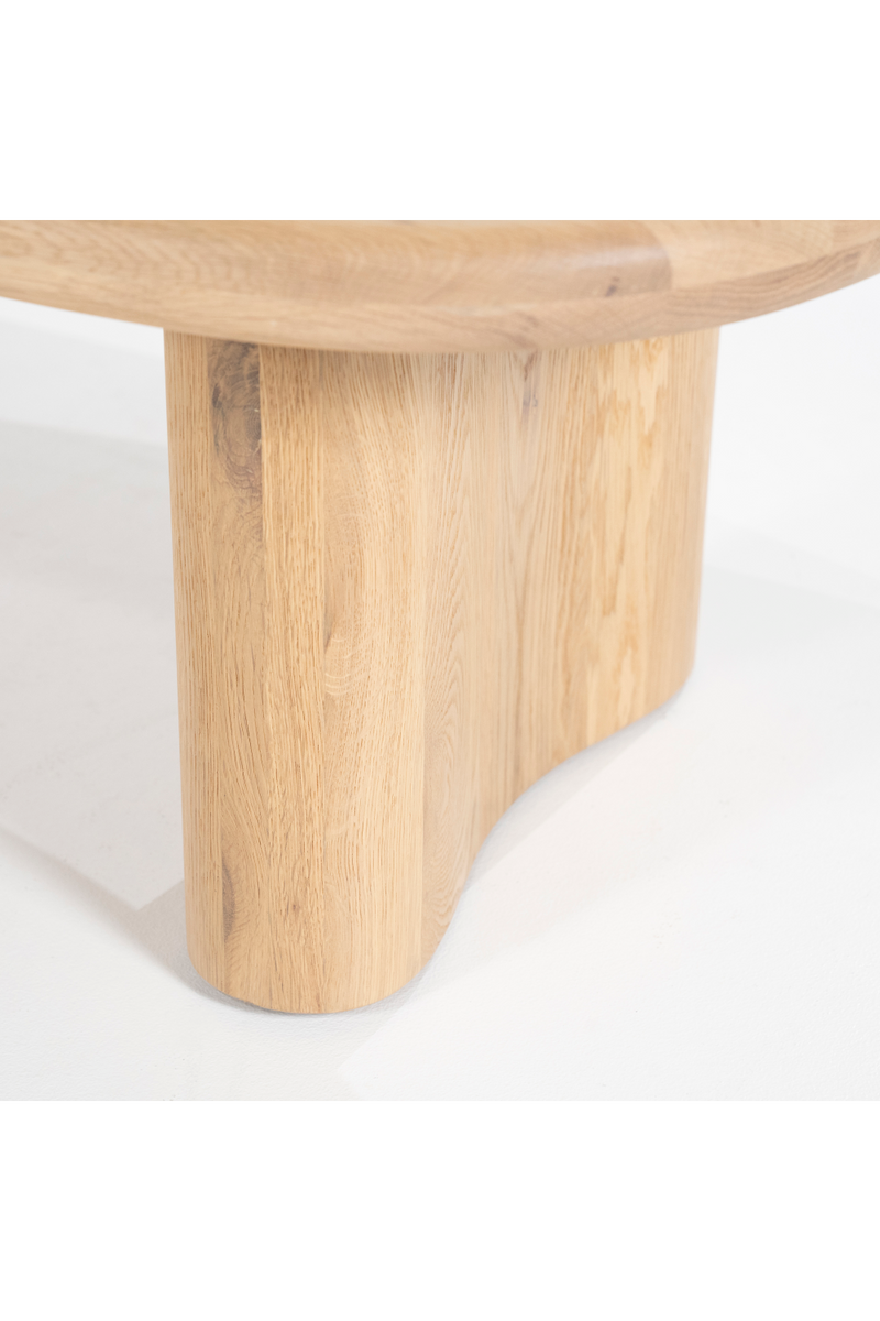 Bean Shape Oak Coffee Table | Eleonora Josh