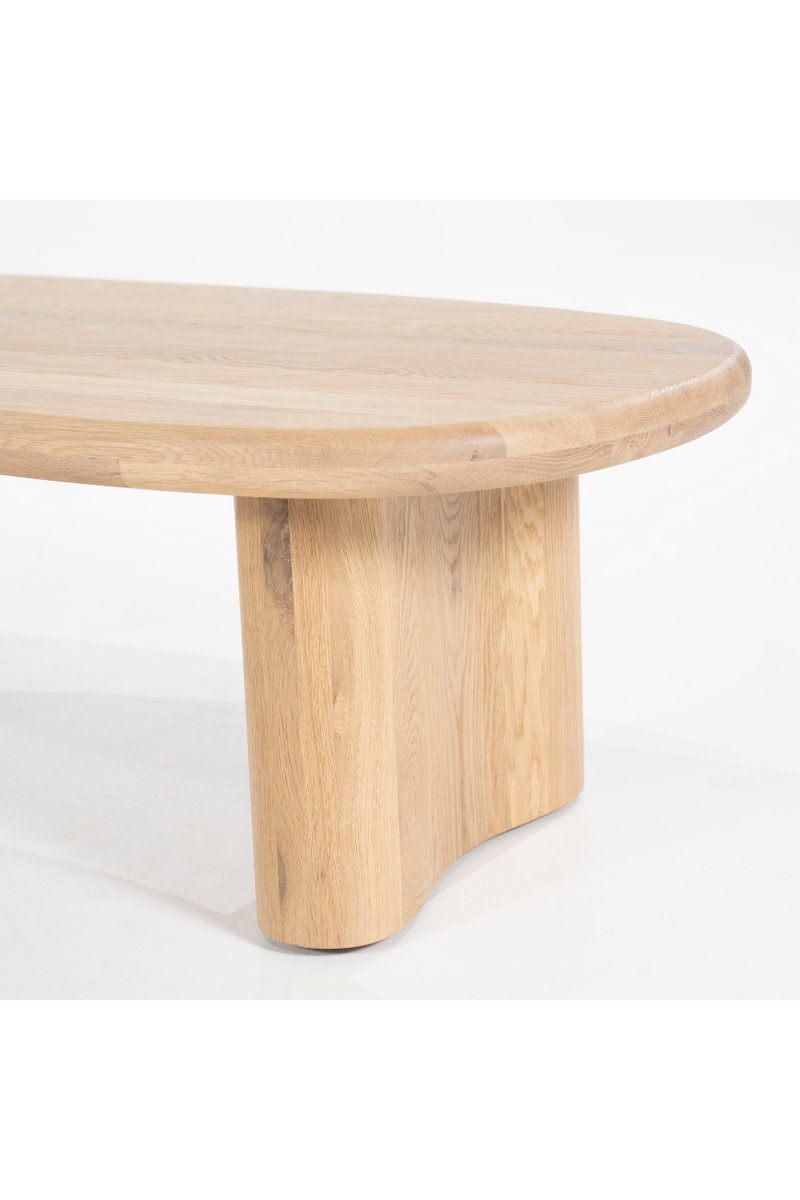 Bean Shape Oak Coffee Table | Eleonora Josh