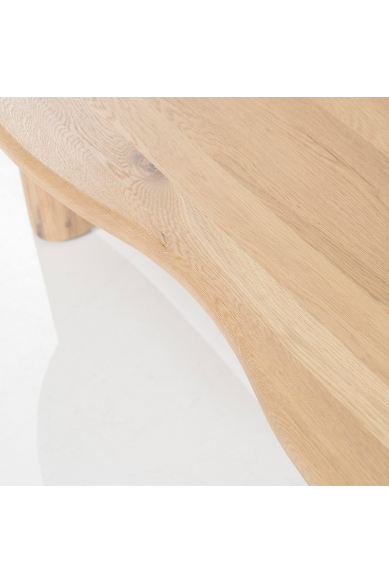 Bean Shape Oak Coffee Table | Eleonora Josh