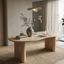 Natural Varnished Oak Organic Dining Table | Eleonora Josh