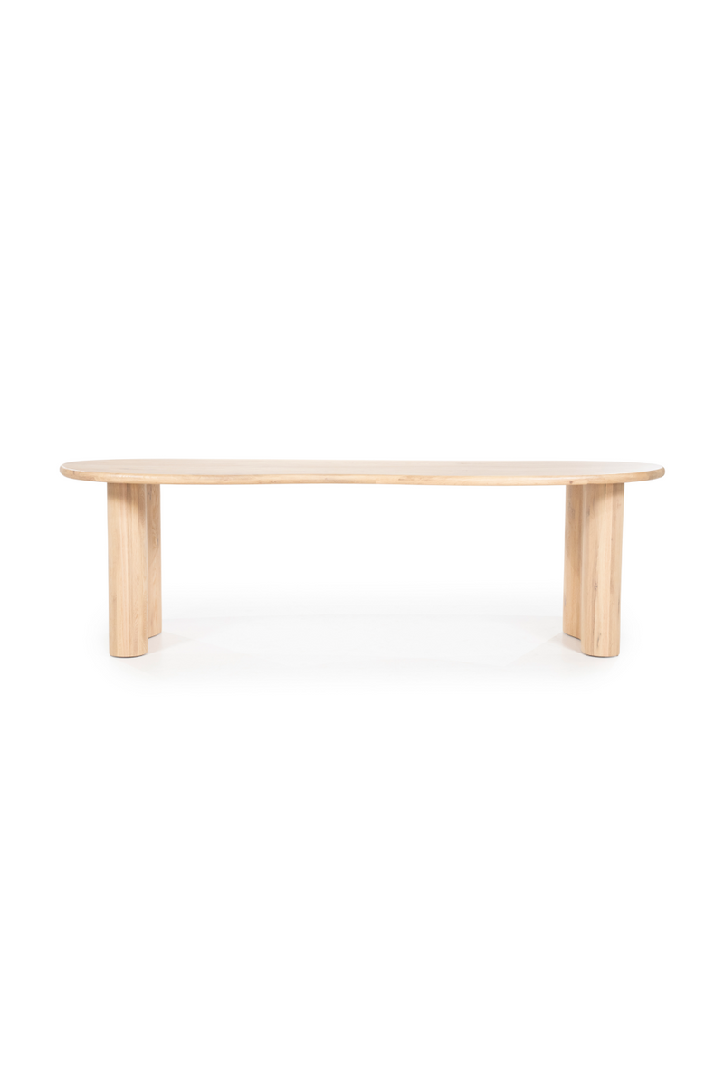 Varnished Oak Organic Dining Table | Eleonora Josh | Oroatrade.com