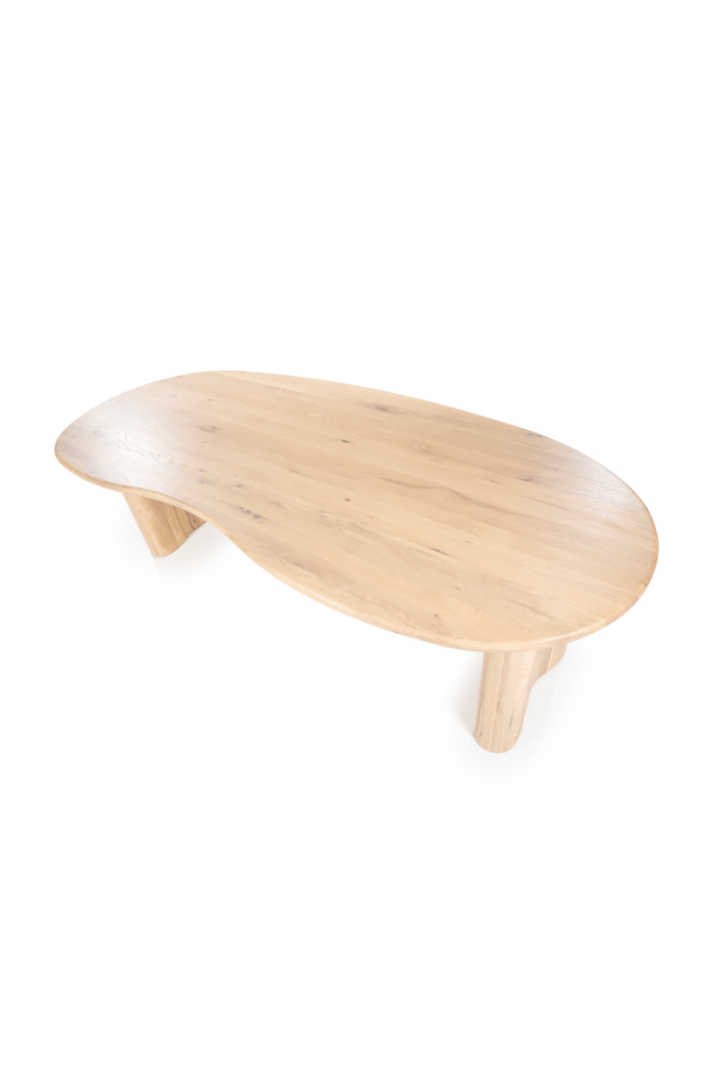 Varnished Oak Organic Dining Table | Eleonora Josh | Oroatrade.com