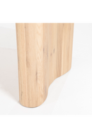 Natural Varnished Oak Organic Dining Table | Eleonora Josh | Oroatrade.com