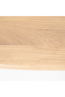 Natural Varnished Oak Organic Dining Table | Eleonora Josh | Oroatrade.com