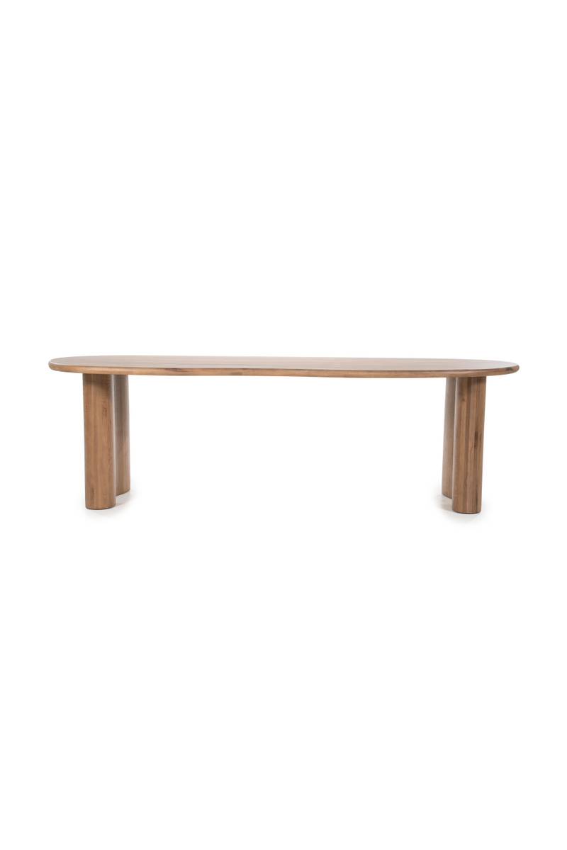 Varnished Oak Organic Dining Table | Eleonora Josh | Oroatrade.com