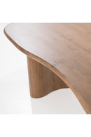 Brown Varnished Oak Organic Dining Table | Eleonora Josh | Oroatrade.com