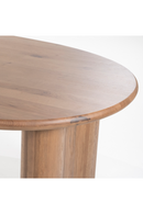Brown Varnished Oak Organic Dining Table | Eleonora Josh | Oroatrade.com