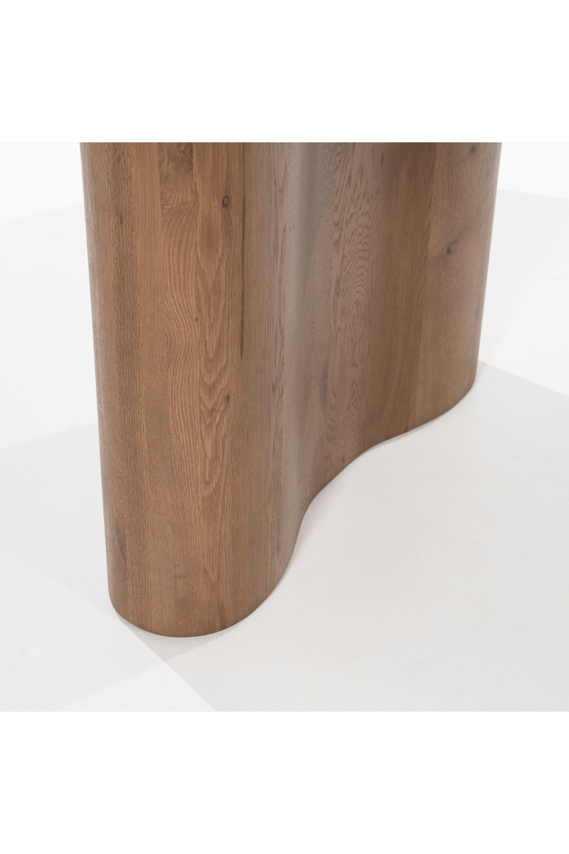 Varnished Oak Organic Dining Table | Eleonora Josh | Oroatrade.com