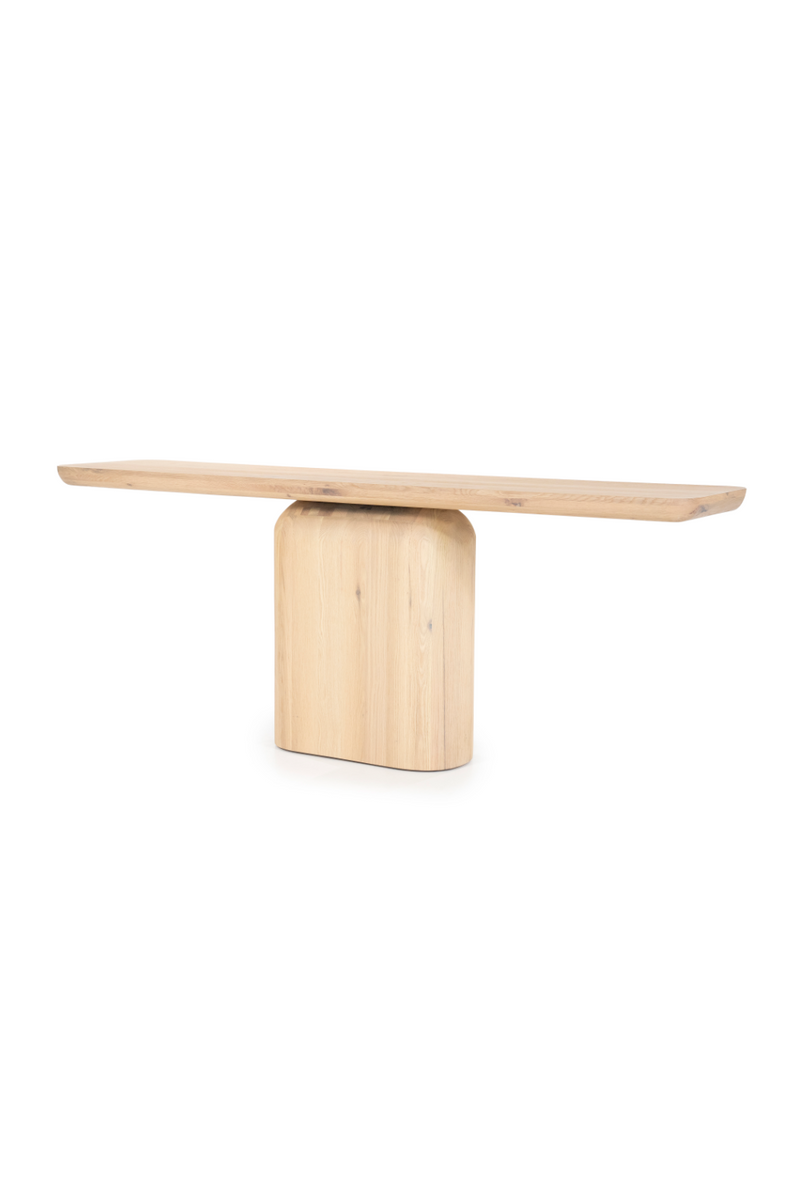 Central-Based Oak Console Table | Eleonora Leon | Oroatrade.com