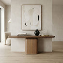 Central-Based Oak Console Table | Eleonora Leon