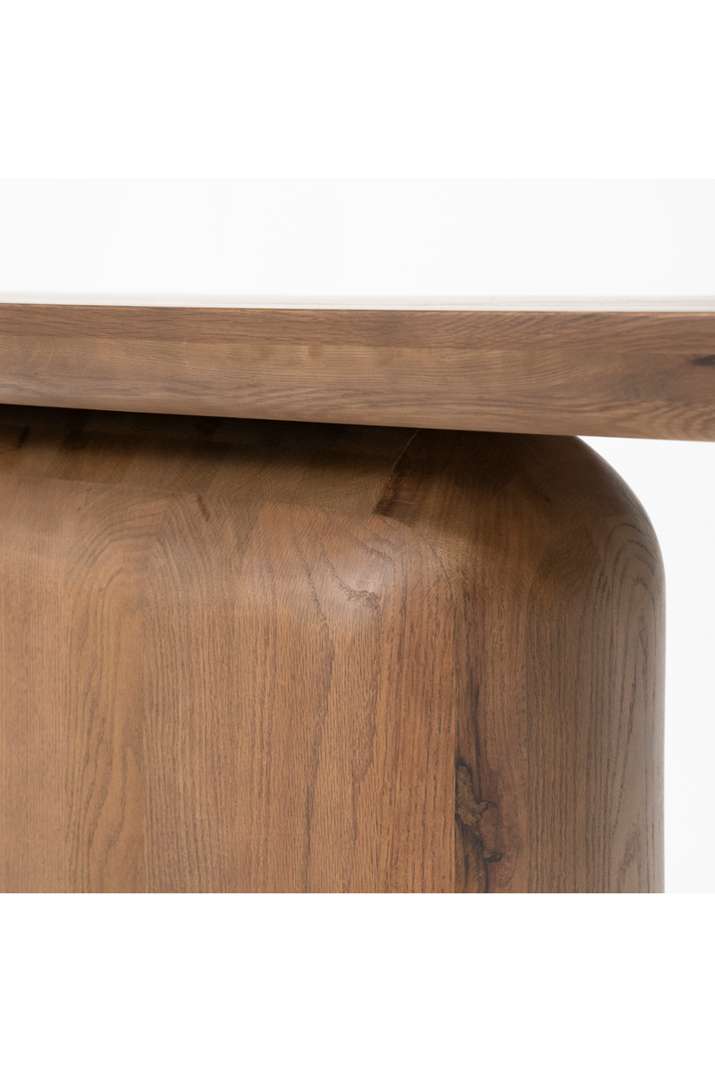 Central-Based Oak Console Table | Eleonora Leon | Oroatrade.com