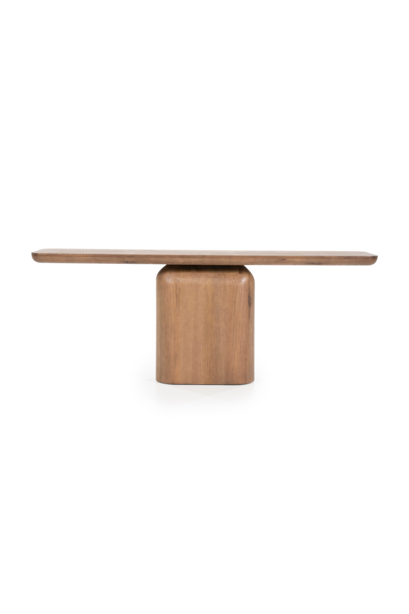 Central-Based Oak Console Table | Eleonora Leon | Oroatrade.com