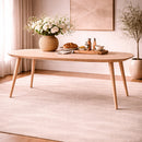 Lacquered Oak Oval Dining Table | Eleonora Elijah