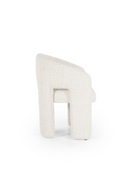 Beige Curved Back Lounge Dining Chair | Eleonora Hamilton | Oroatrade.com