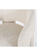 Beige Curved Back Lounge Dining Chair | Eleonora Hamilton | Oroatrade.com