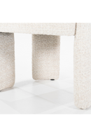 Beige Curved Back Lounge Dining Chair | Eleonora Hamilton | Oroatrade.com