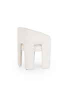 Beige Curved Back Lounge Dining Chair | Eleonora Hamilton | Oroatrade.com
