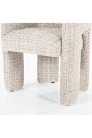 Taupe Curved Back Lounge Dining Chair | Eleonora Hamilton | Oroatrade.com