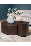 Walnut Round Nesting Coffee Tables (2) | Eleonora Max | Oroatrade.com