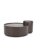 Walnut Round Nesting Coffee Tables (2) | Eleonora Max | Oroatrade.com