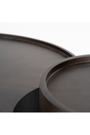 Walnut Round Nesting Coffee Tables (2) | Eleonora Max | Oroatrade.com