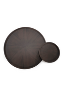 Walnut Round Nesting Coffee Tables (2) | Eleonora Max | Oroatrade.com