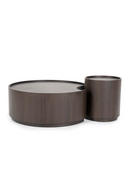 Walnut Round Nesting Coffee Tables (2) | Eleonora Max | Oroatrade.com