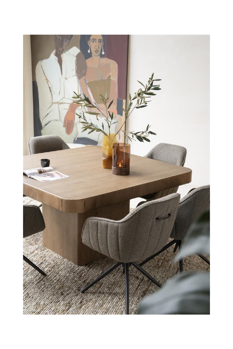 Square Oak Dining Table | Eleonora Harmonie | Oroatrade.com