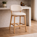 Oak Framed Bar Chair | Eleonora Mikky