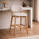 Oak Framed Bar Chair | Eleonora Mikky