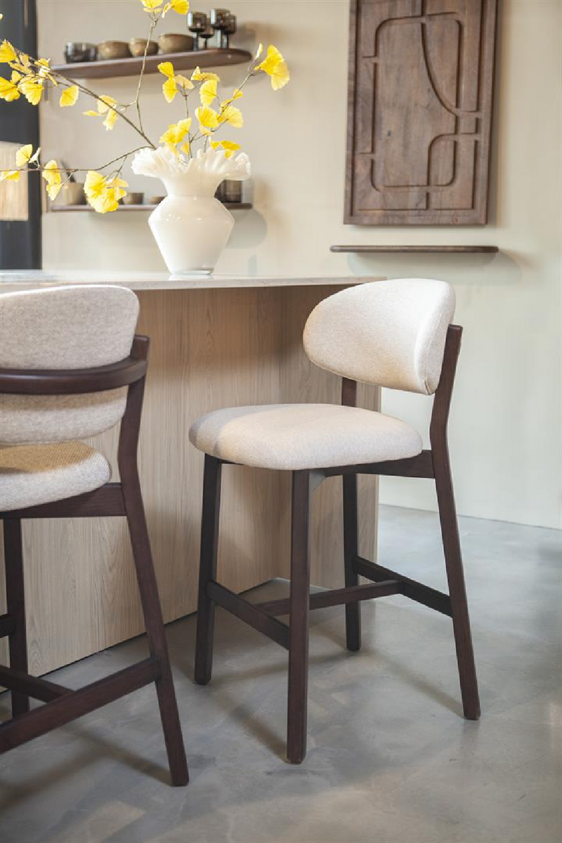 Oak Framed Bar Chair | Eleonora Mikky | Oroatrade.com