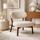 Oak Framed Accent Chair | Eleonora Mikky