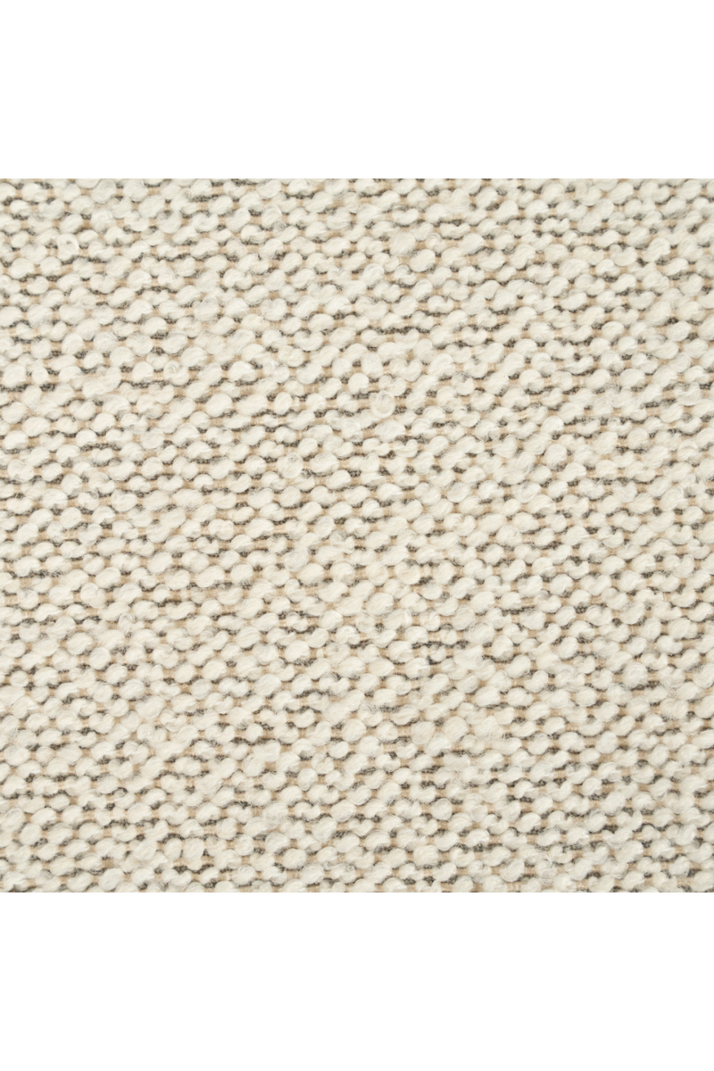 Cylindrical Beige Fabric Ottoman | Eleonora Avah | Oroatrade.com
