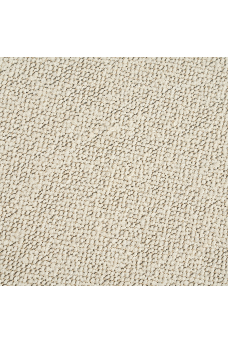 Cylindrical Beige Fabric Ottoman | Eleonora Avah | Oroatrade.com