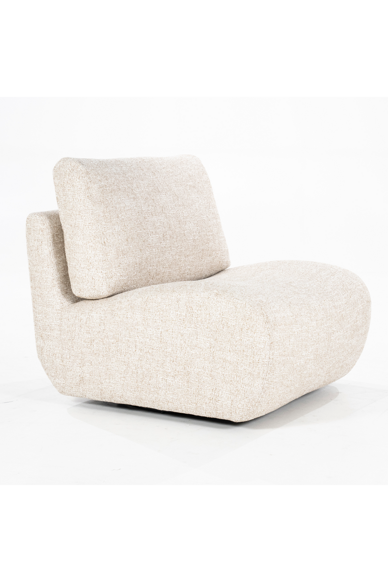 Fabric Upholstered Swivel Lounge Chair | Eleonora Lucia | Oroatrade.com