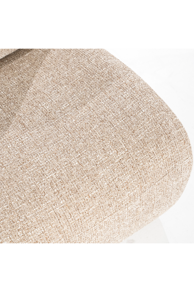 Fabric Upholstered Swivel Lounge Chair | Eleonora Lucia | Oroatrade.com