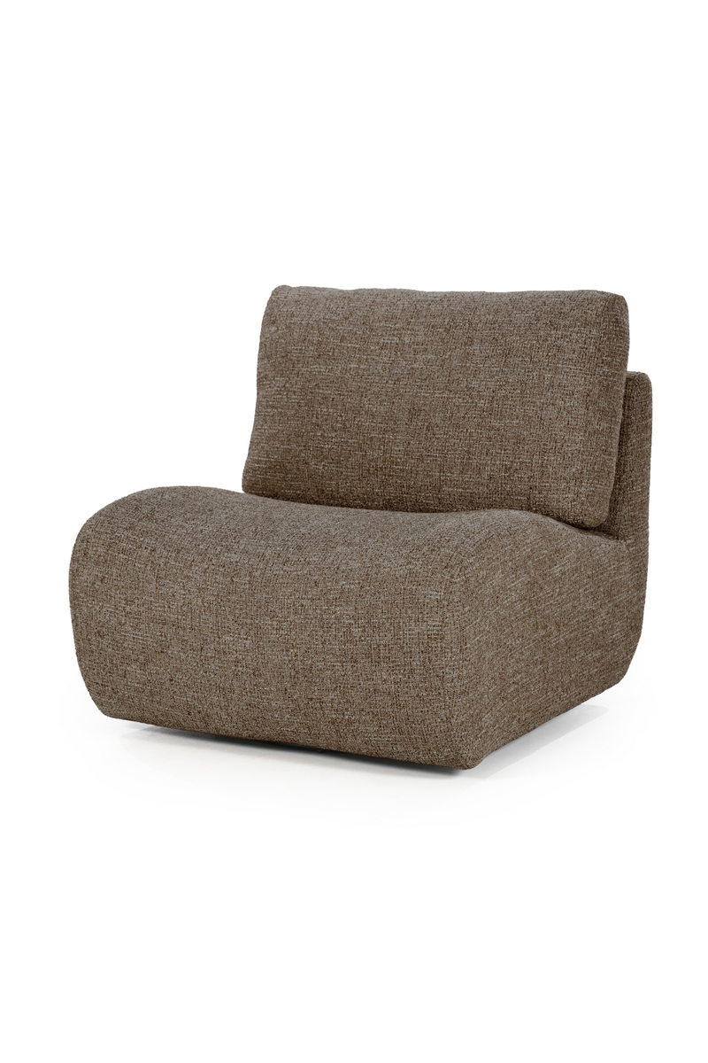 Fabric Upholstered Swivel Lounge Chair | Eleonora Lucia | Oroatrade.com