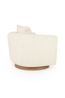 Curved Back Swivel Accent Chair | Eleonora Jordan | Oroatrade.com