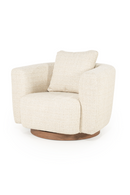 Curved Back Swivel Accent Chair | Eleonora Jordan | Oroatrade.com